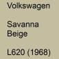 Preview: Volkswagen, Savanna Beige, L620 (1968).